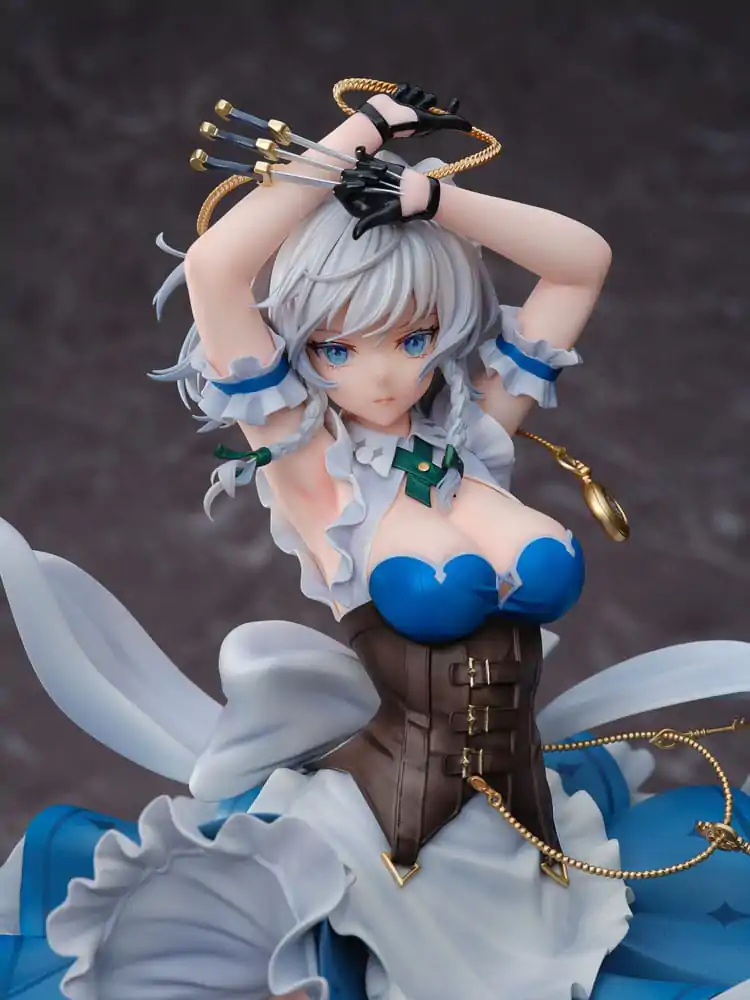 Touhou Project 1/6 Luna Dial Sakuya Izayoi Deluxe Edition PVC szobor figura 32 cm termékfotó