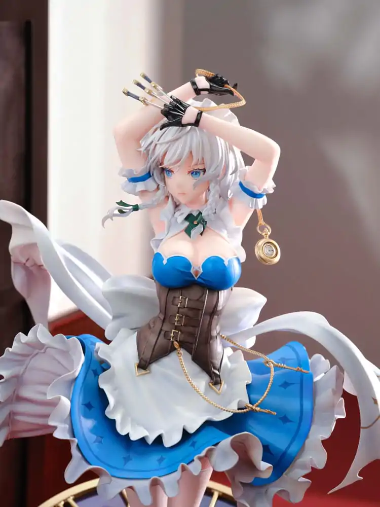 Touhou Project 1/6 Luna Dial Sakuya Izayoi Deluxe Edition PVC szobor figura 32 cm termékfotó