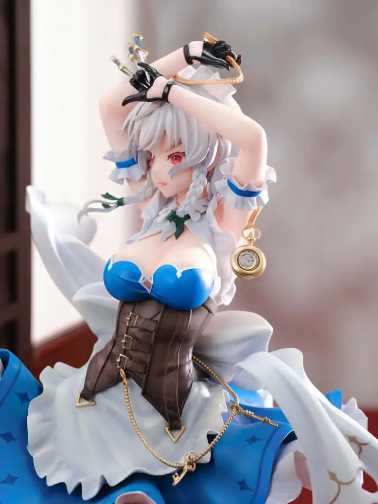 Touhou Project 1/6 Luna Dial Sakuya Izayoi Deluxe Edition PVC szobor figura 32 cm termékfotó