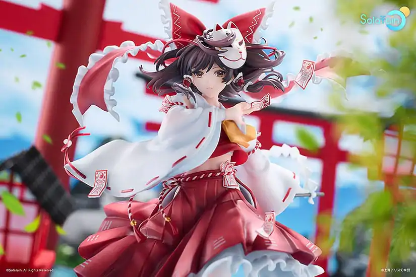 Touhou Project 1/7 Reimu Hakurei: Wonderful Shrine Maiden of Paradise Ver. PVC szobor figura 28 cm termékfotó