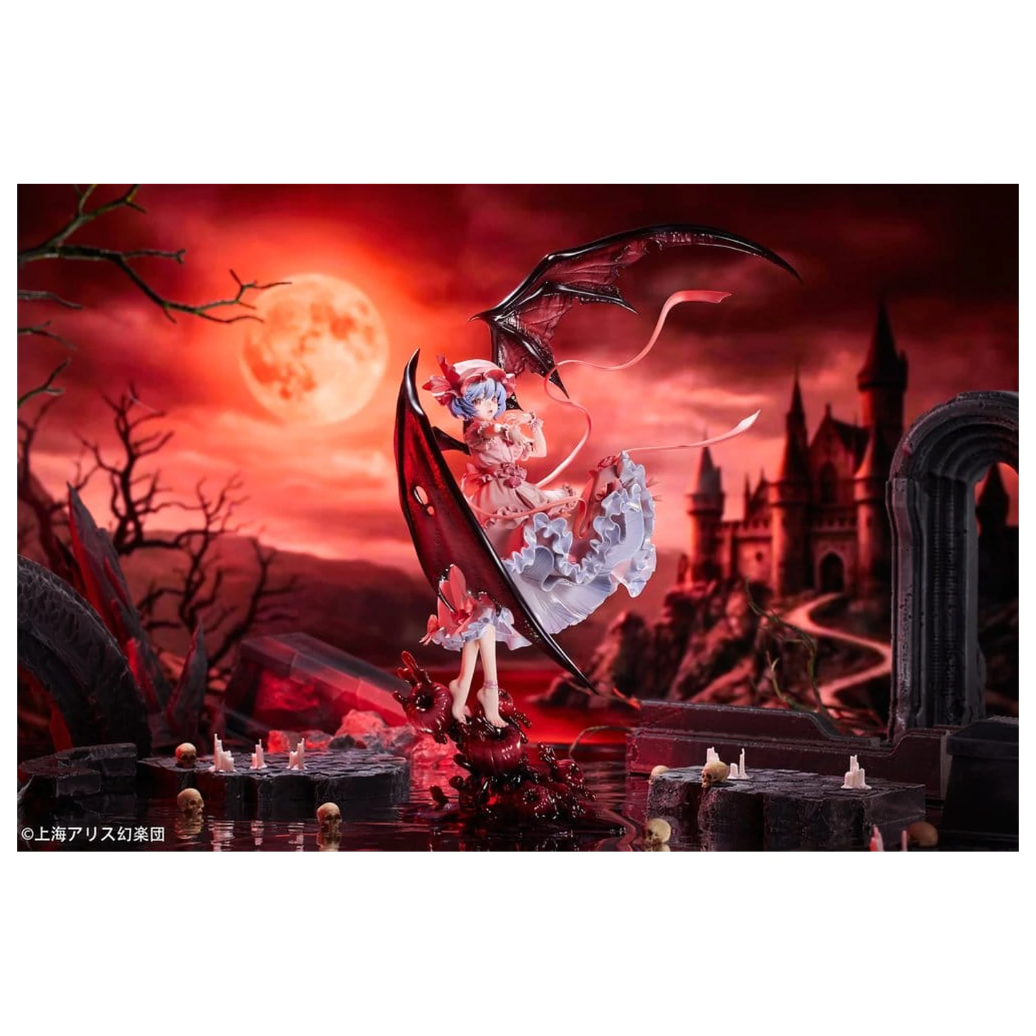 Touhou Project 1/7 Remilia Scarlet PVC figura 38 cm termékfotó