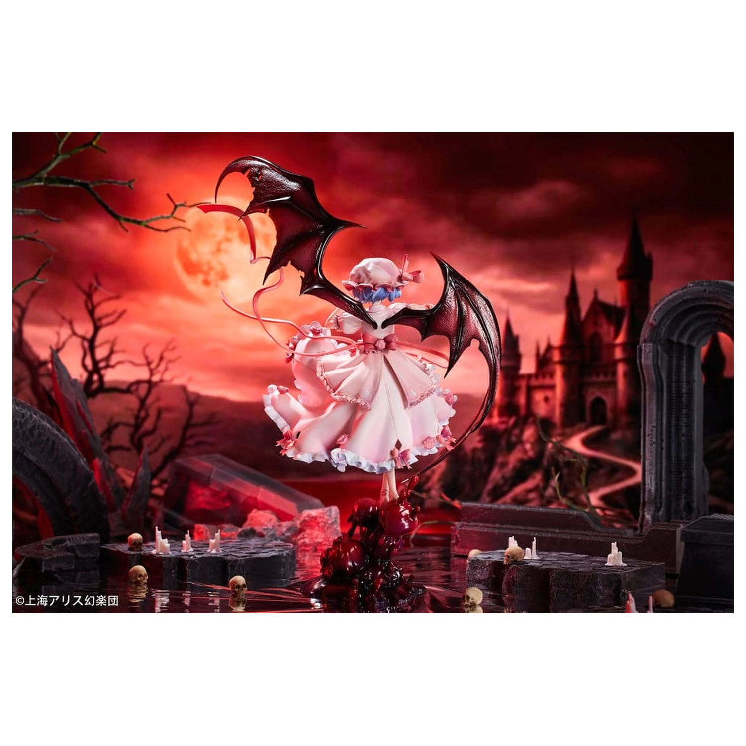 Touhou Project 1/7 Remilia Scarlet PVC figura 38 cm termékfotó