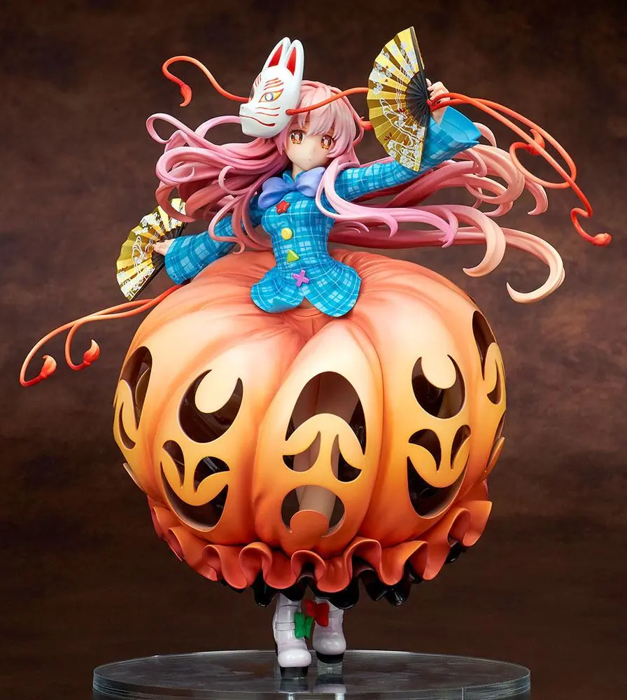 Touhou Project 1/8 Kokoro Hatano Expressive Poker Face Light Equipment Ver. szobor figura 21 cm termékfotó