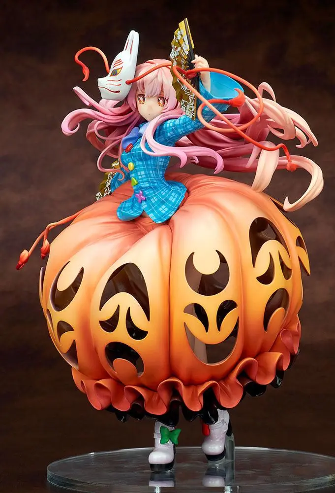 Touhou Project 1/8 Kokoro Hatano Expressive Poker Face Light Equipment Ver. szobor figura 21 cm termékfotó
