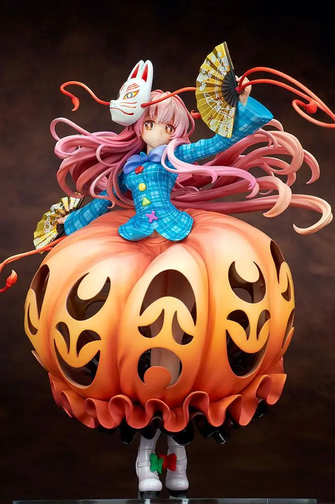 Touhou Project 1/8 Kokoro Hatano Expressive Poker Face Light Equipment Ver. szobor figura 21 cm termékfotó