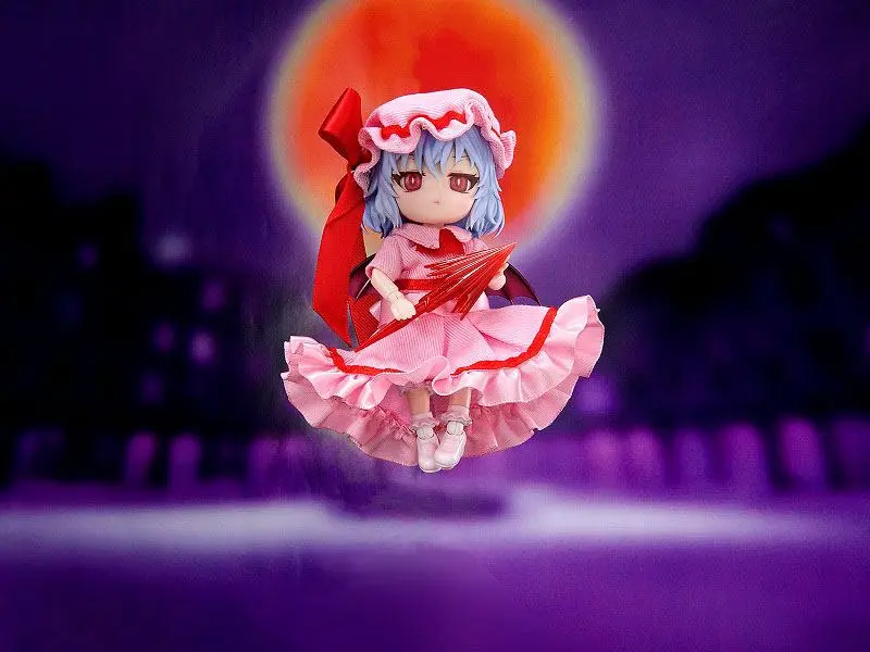 Touhou Project Chibikko Doll Remilia Scarlet akciófigura 10 cm termékfotó