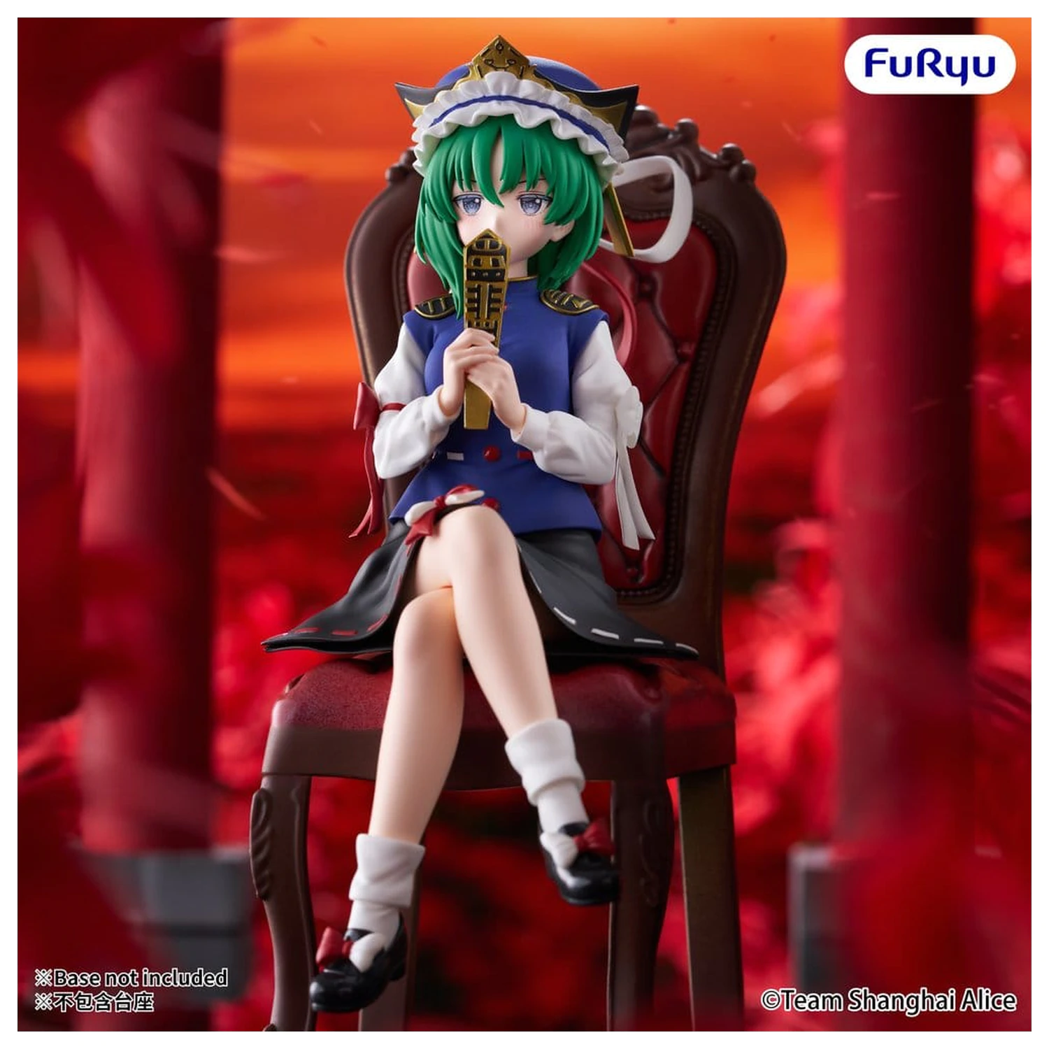 Touhou Project Noodle Stopper PVC figura Eiki Shiki Yamazanadu 15 cm termékfotó