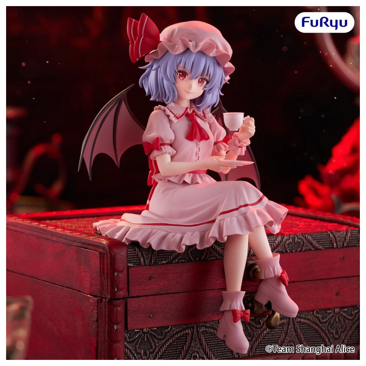 Touhou Project Noodle Stopper Remilia PVC figura 13 cm termékfotó