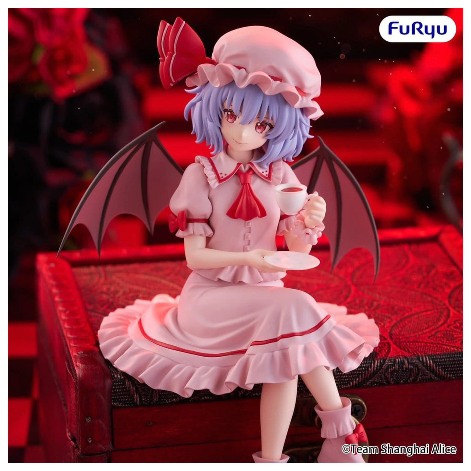 Touhou Project Noodle Stopper Remilia PVC figura 13 cm termékfotó