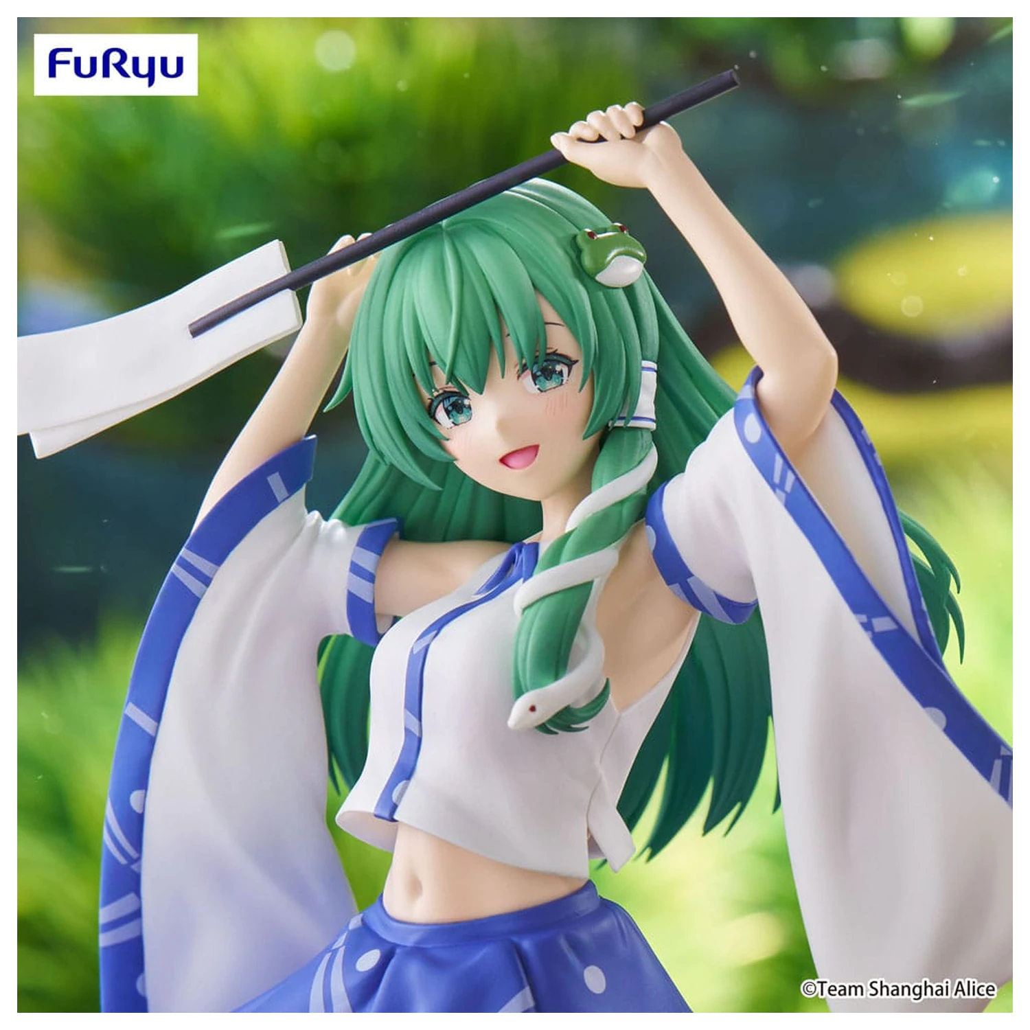 Touhou Project Noodle Stopper Sanae Kochiya PVC szobor figura 13 cm  termékfotó