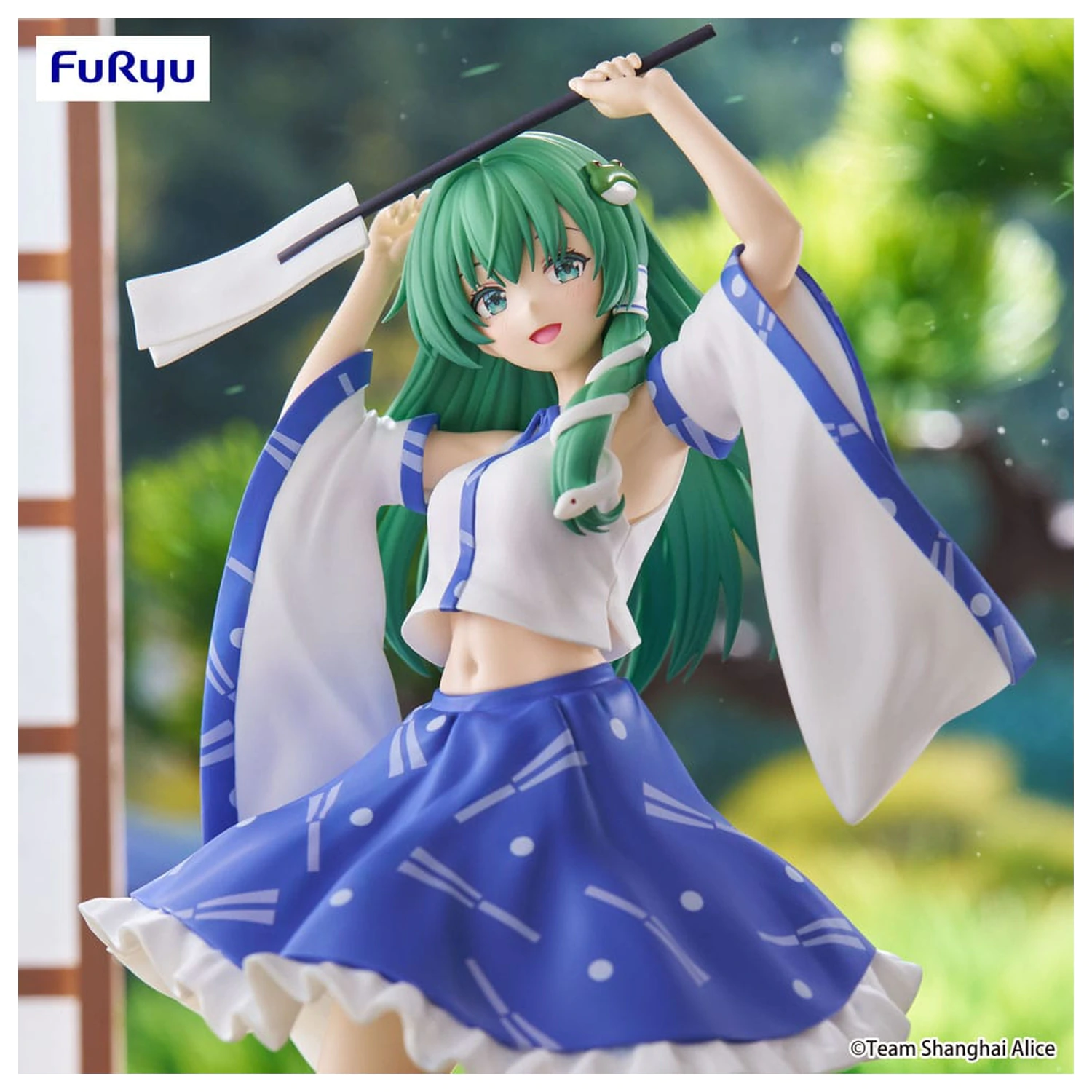 Touhou Project Noodle Stopper Sanae Kochiya PVC szobor figura 13 cm  termékfotó