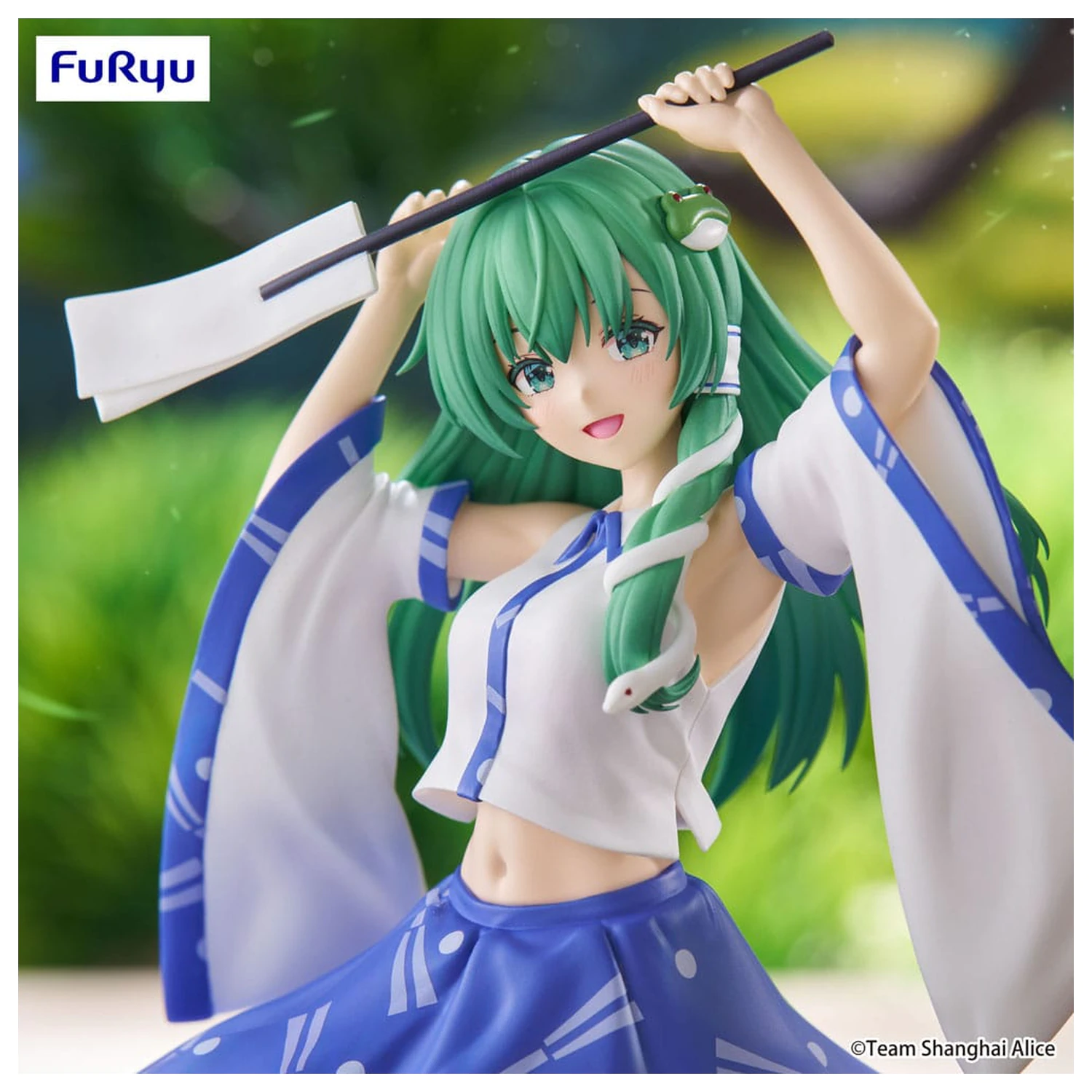 Touhou Project Noodle Stopper Sanae Kochiya PVC szobor figura 13 cm  termékfotó