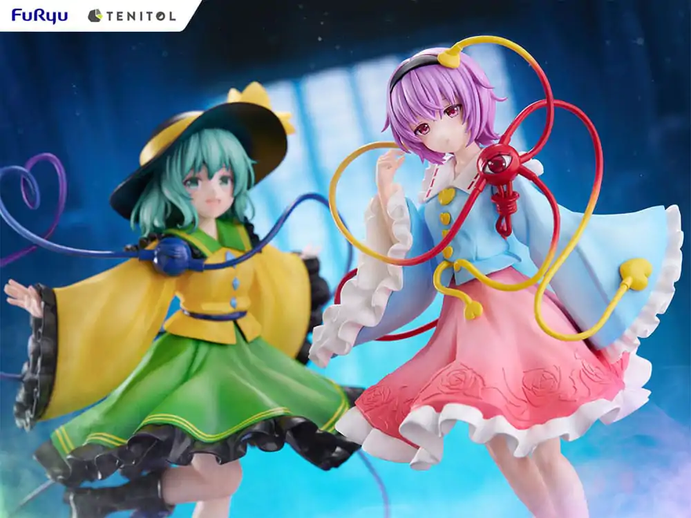 Touhou Project Tenitol Koishi Komeiji & Satori Komeiji PVC szobor figura 22 cm termékfotó