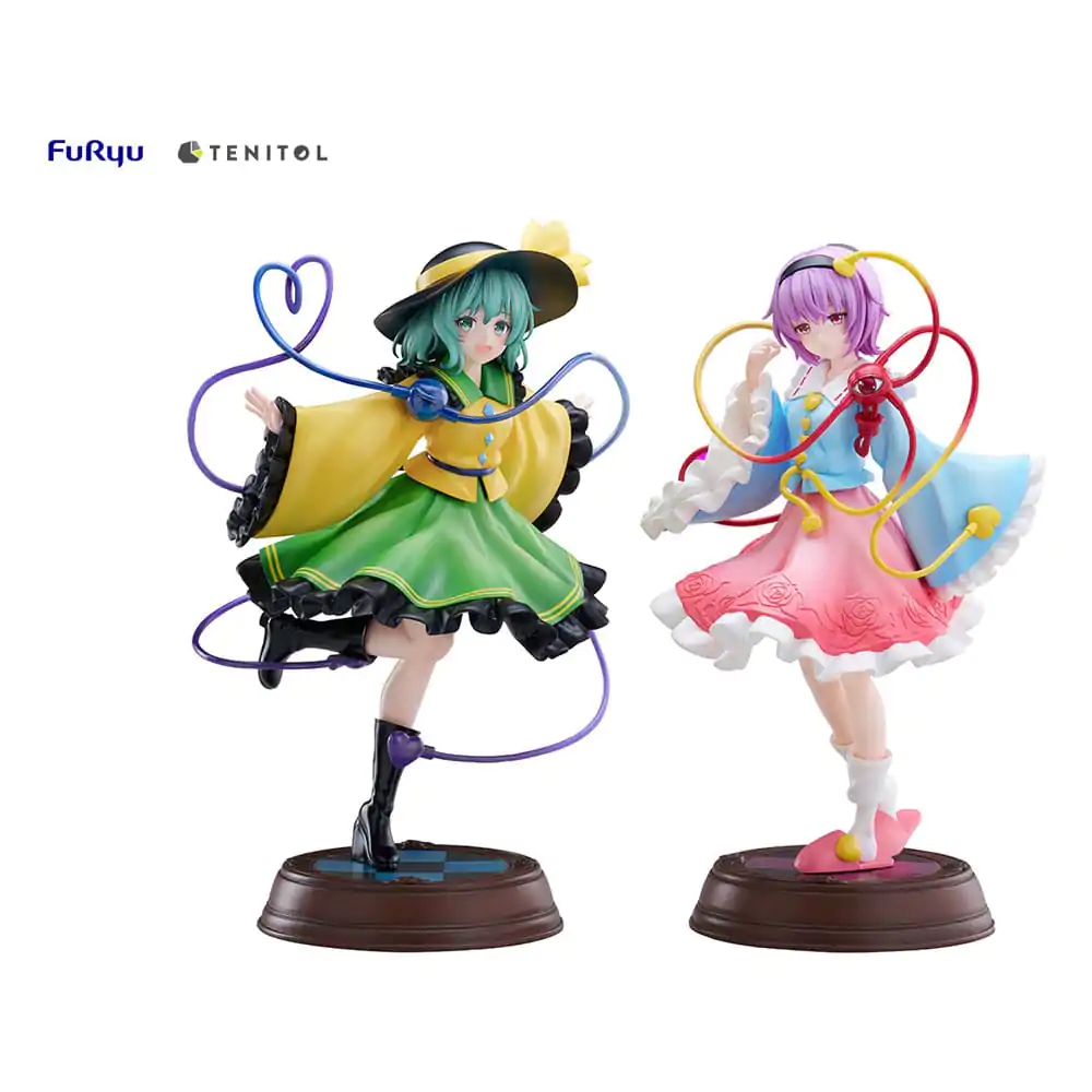 Touhou Project Tenitol Koishi Komeiji & Satori Komeiji PVC szobor figura 22 cm termékfotó