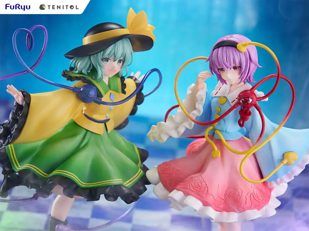 Touhou Project Tenitol Koishi Komeiji & Satori Komeiji PVC szobor figura 22 cm termékfotó