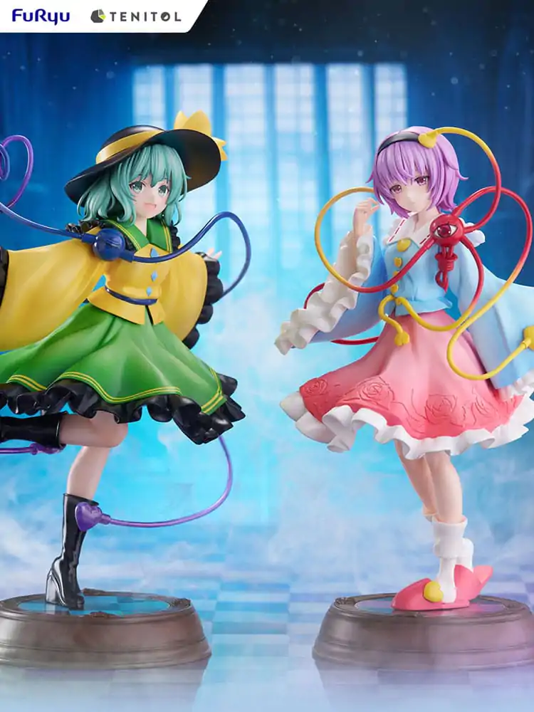 Touhou Project Tenitol Koishi Komeiji & Satori Komeiji PVC szobor figura 22 cm termékfotó