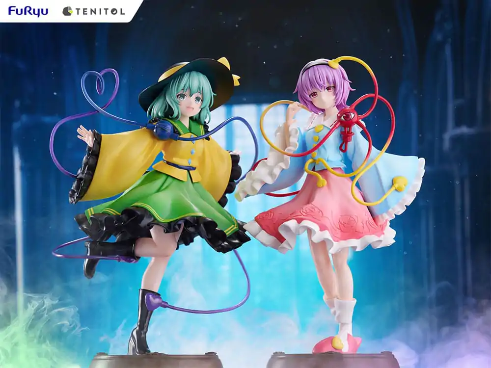 Touhou Project Tenitol Koishi Komeiji & Satori Komeiji PVC szobor figura 22 cm termékfotó