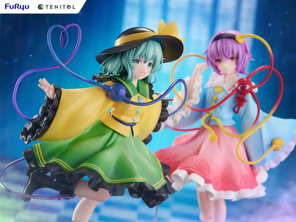 Touhou Project Tenitol Koishi Komeiji & Satori Komeiji PVC szobor figura 22 cm termékfotó