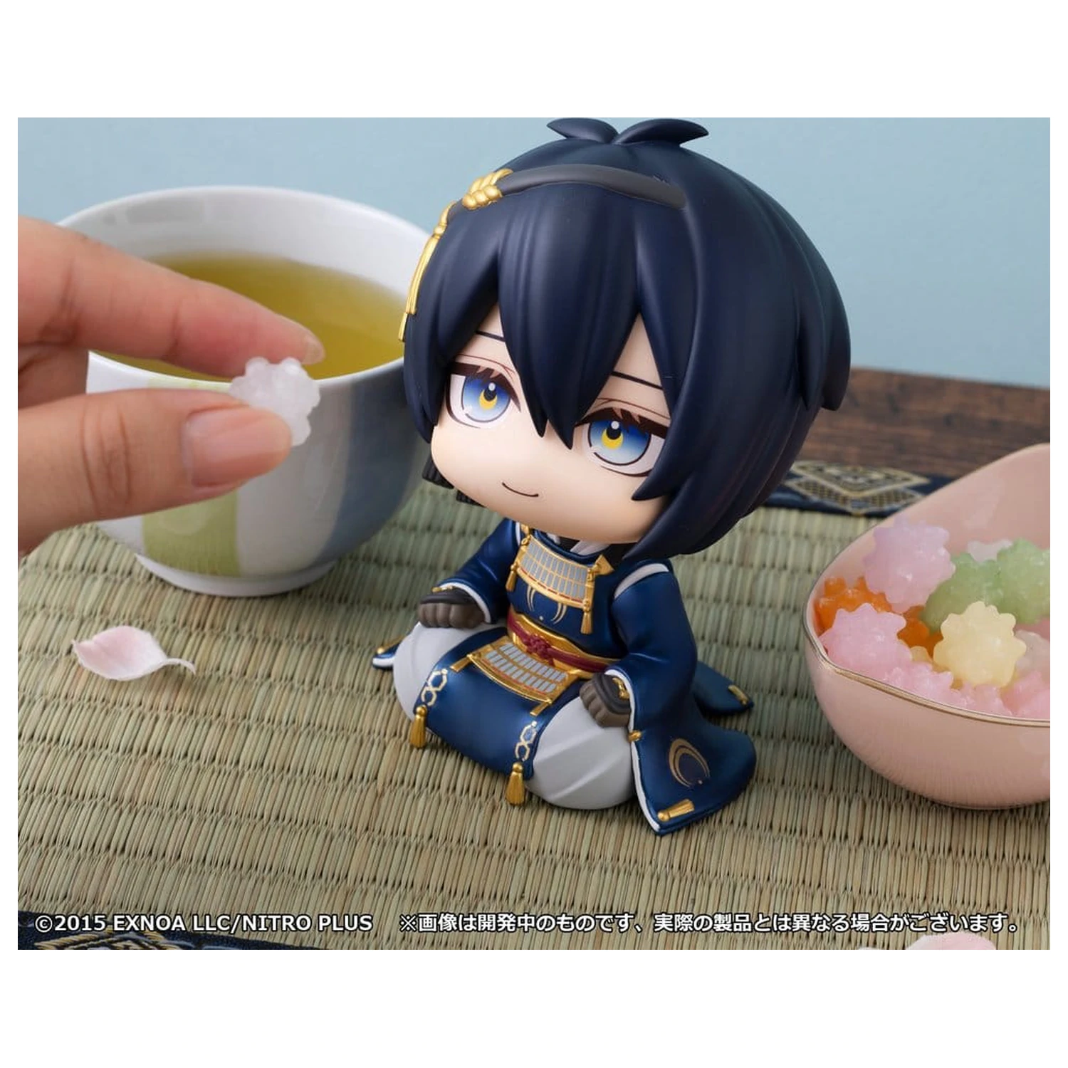 Touken Ranbu-ONLINE Look Up PVC figura Munechika Mikazuki 11 cm termékfotó