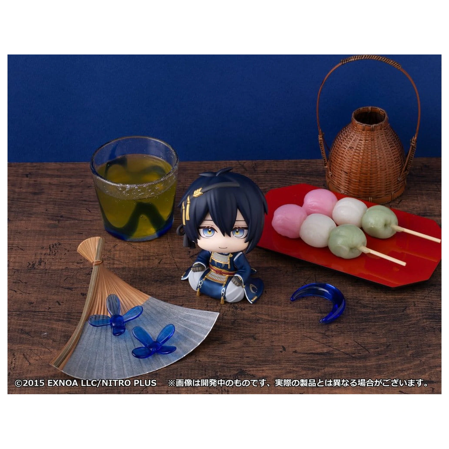Touken Ranbu-ONLINE Look Up PVC figura Munechika Mikazuki 11 cm termékfotó