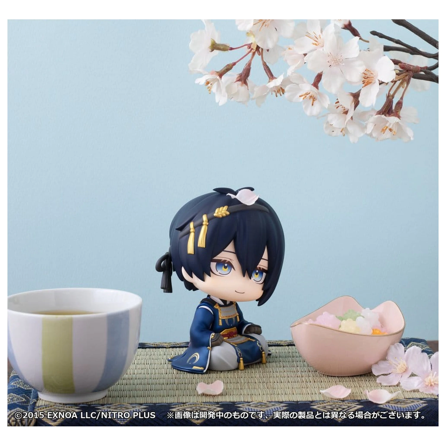 Touken Ranbu-ONLINE Look Up PVC figura Munechika Mikazuki 11 cm termékfotó
