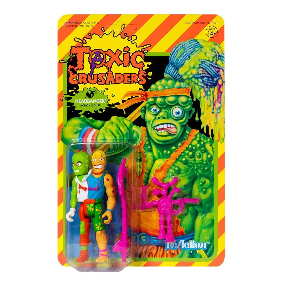 Toxic Crusaders ReAction Wave 1 Headbanger akciófigura 10 cm termékfotó