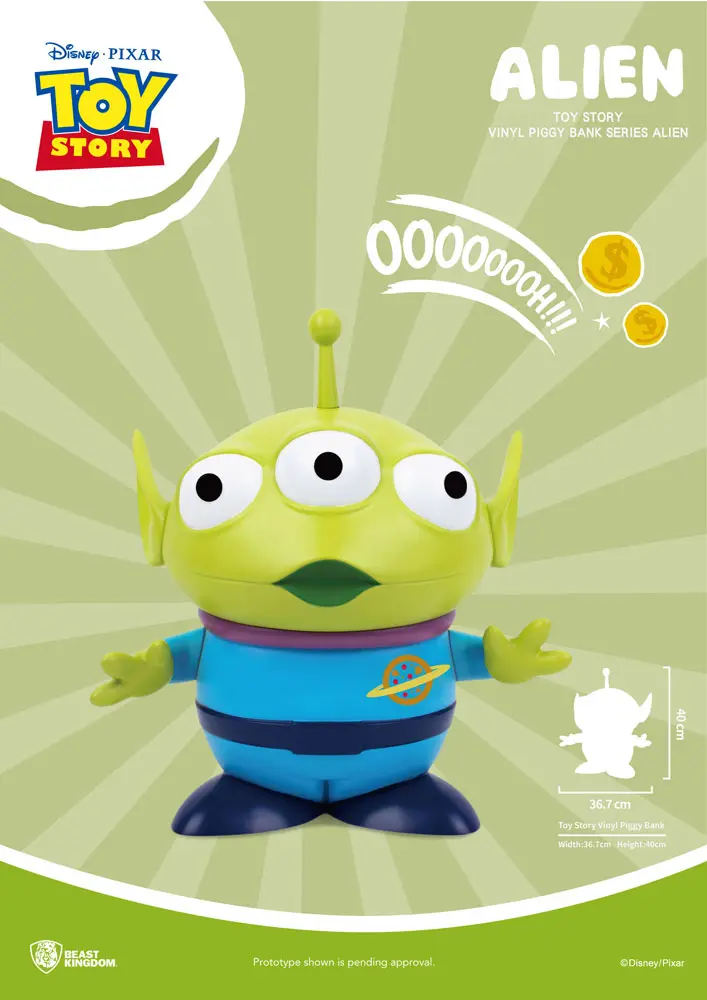Toy Story Alien persely 40 cm termékfotó