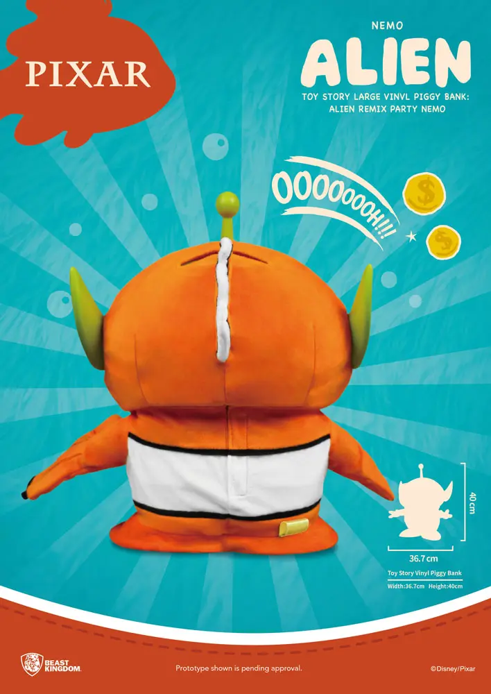 Toy Story Alien Remix Party Nemo persely 40 cm termékfotó