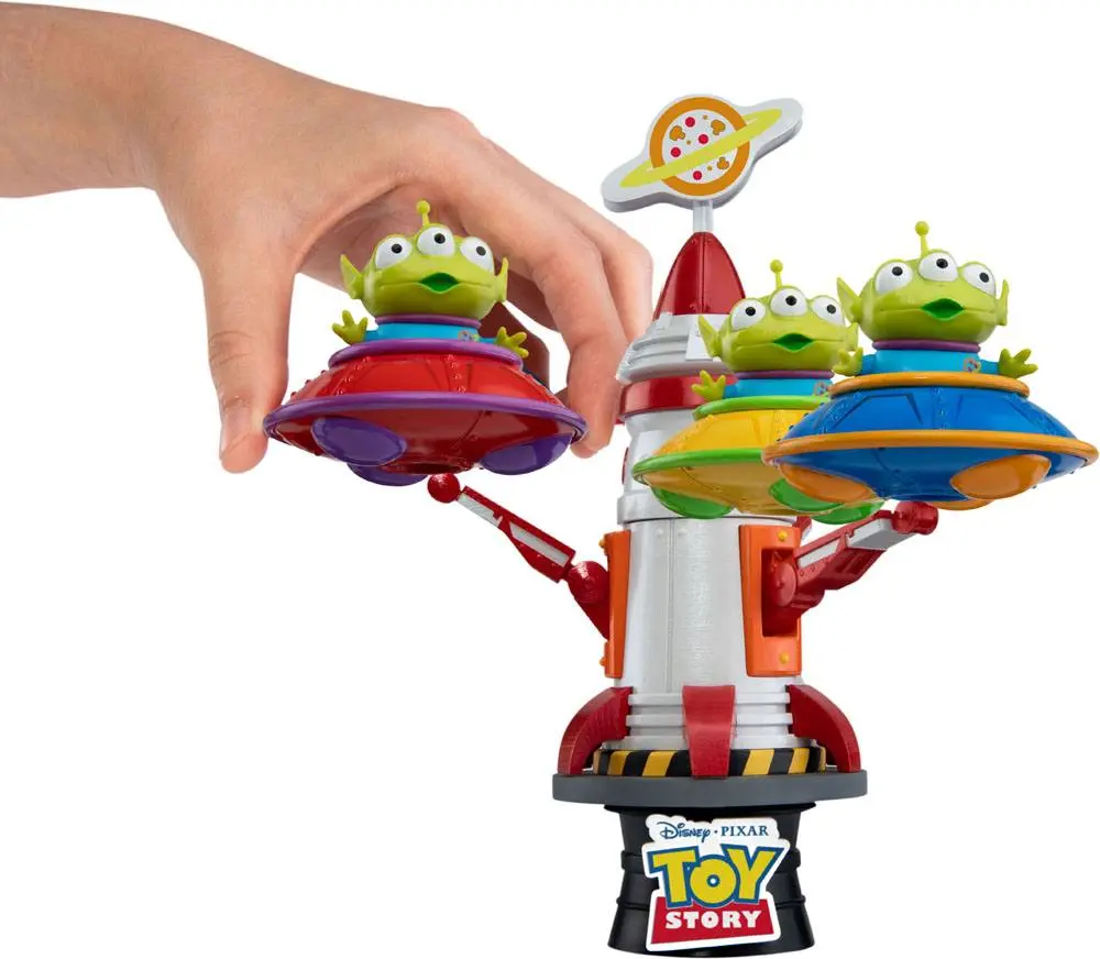 Toy Story D-Stage Alien Spin Ufo PVC Diorama szobor 16 cm termékfotó