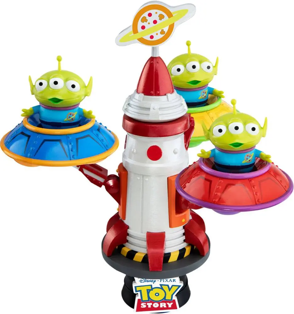 Toy Story D-Stage Alien Spin Ufo PVC Diorama szobor 16 cm termékfotó