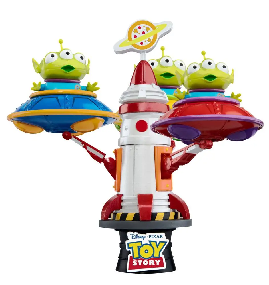 Toy Story D-Stage Alien Spin Ufo PVC Diorama szobor 16 cm termékfotó