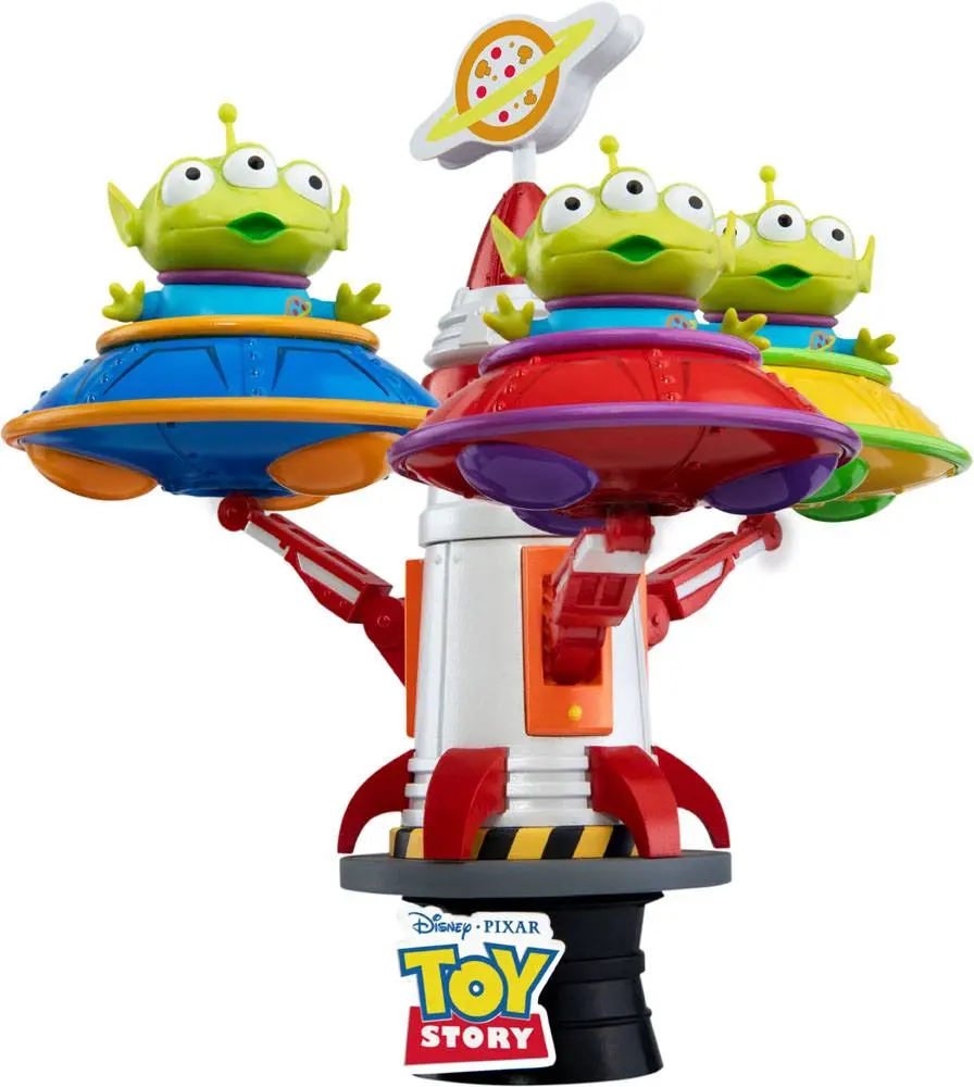 Toy Story D-Stage Alien Spin Ufo PVC Diorama szobor 16 cm termékfotó