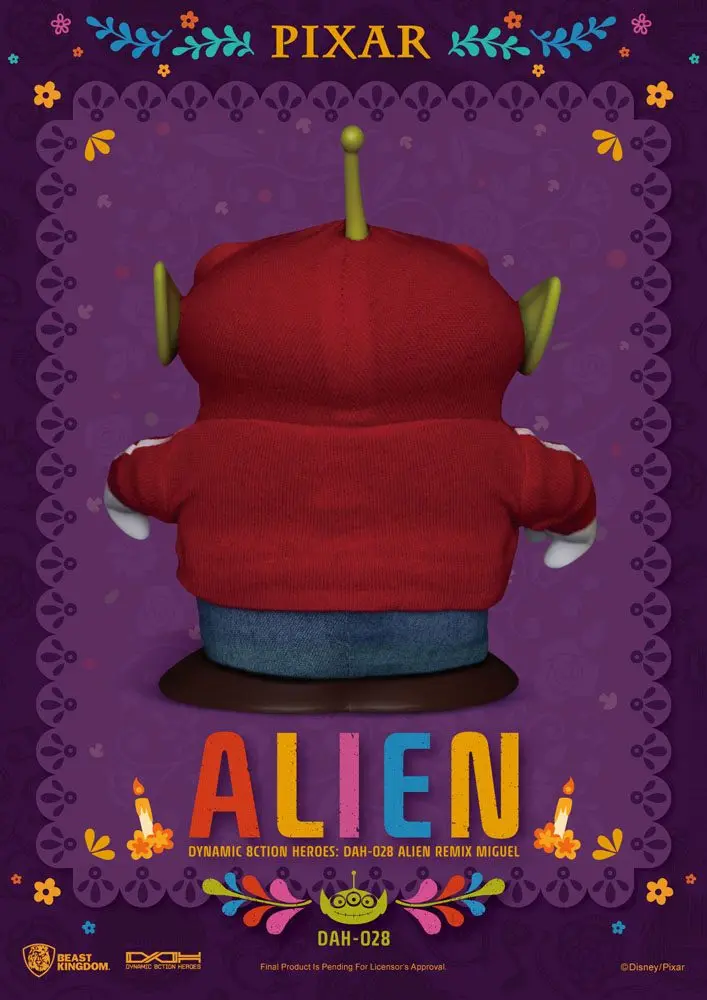 Toy Story Dynamic 8ction Heroes Alien Remix Miguel (Coco) akciófigura 16 cm termékfotó