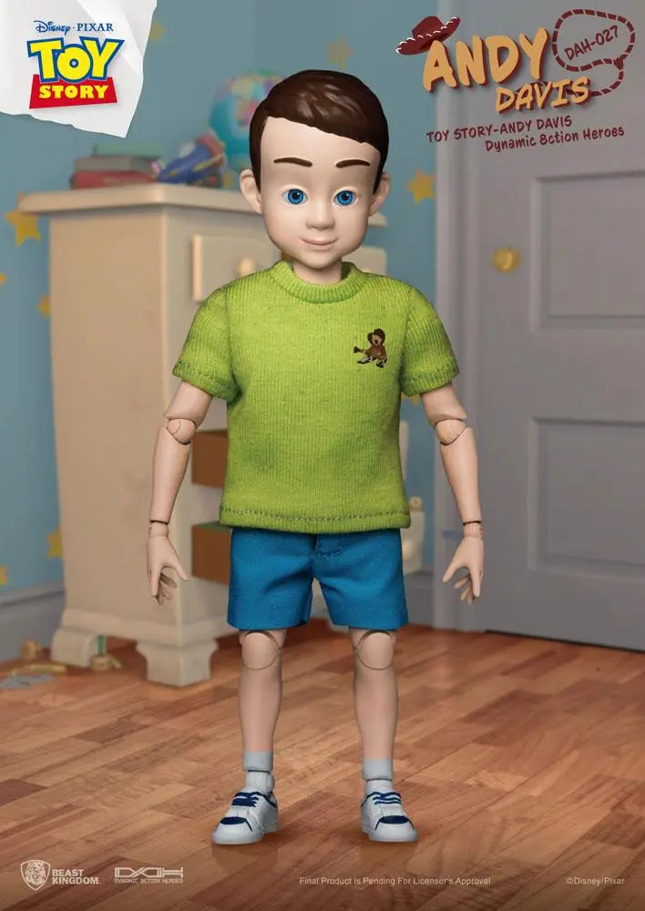 Toy Story Dynamic 8ction Heroes Andy Davis akciófigura 21 cm termékfotó