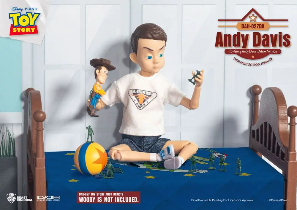 Toy Story Dynamic 8ction Heroes Andy Davis Deluxe Version akciófigura 14 cm termékfotó