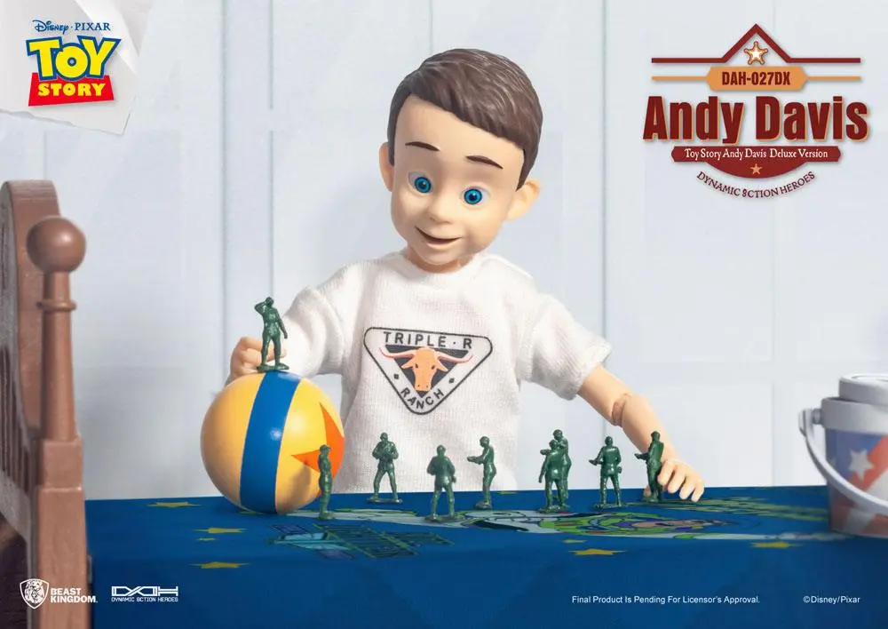 Toy Story Dynamic 8ction Heroes Andy Davis Deluxe Version akciófigura 14 cm termékfotó