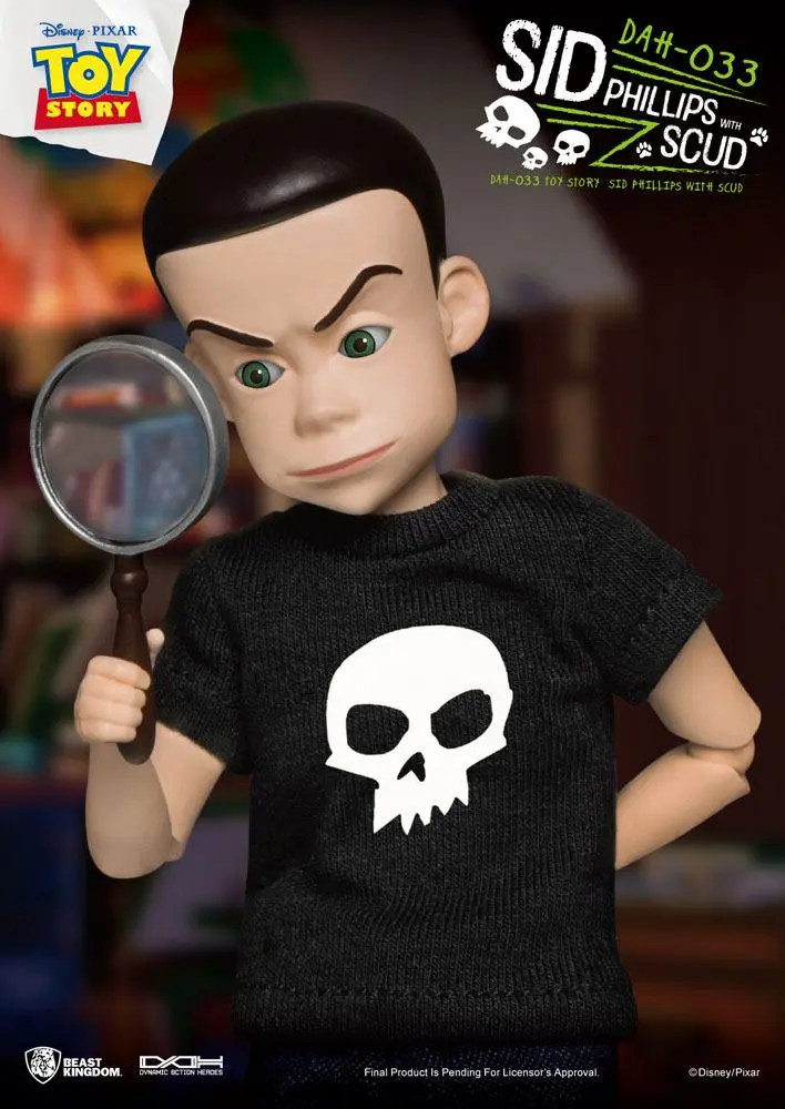 Toy Story Dynamic 8ction Heroes Sid Phillips &amp; Scud akciófigura 21 cm termékfotó