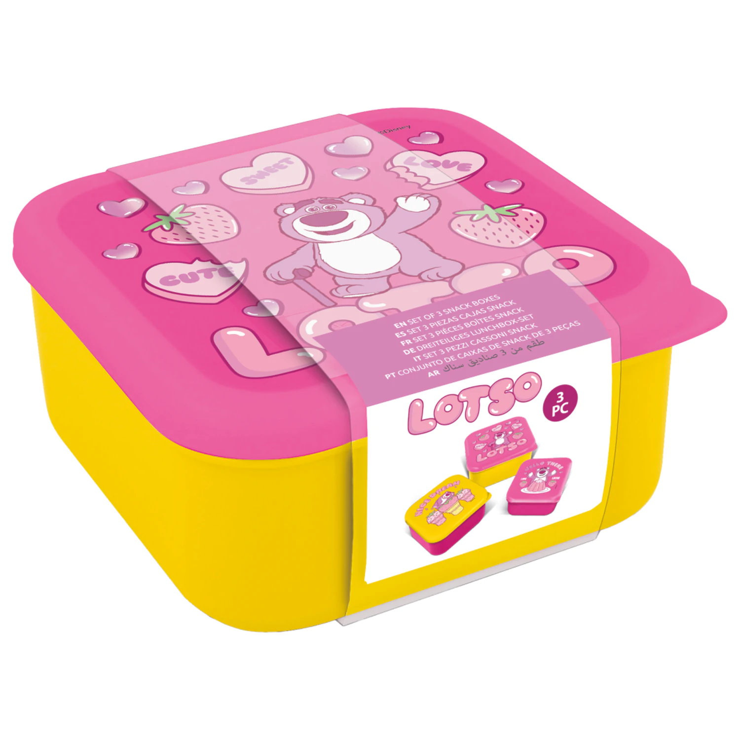 Toy Story Lotso 3 db-os uzsonnás doboz szett  termékfotó