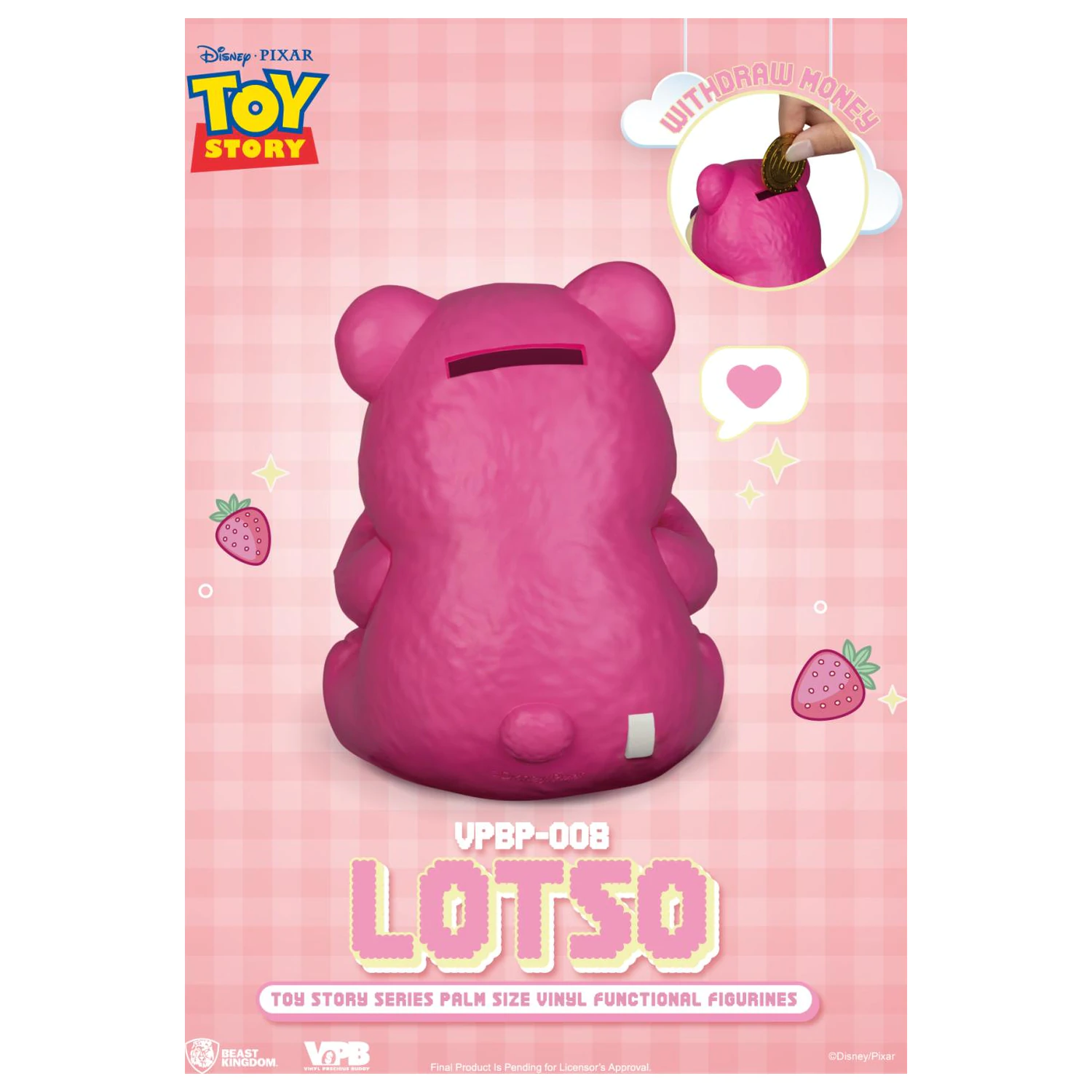Toy Story Lotso Bank Vinyl figura 11.6cm termékfotó
