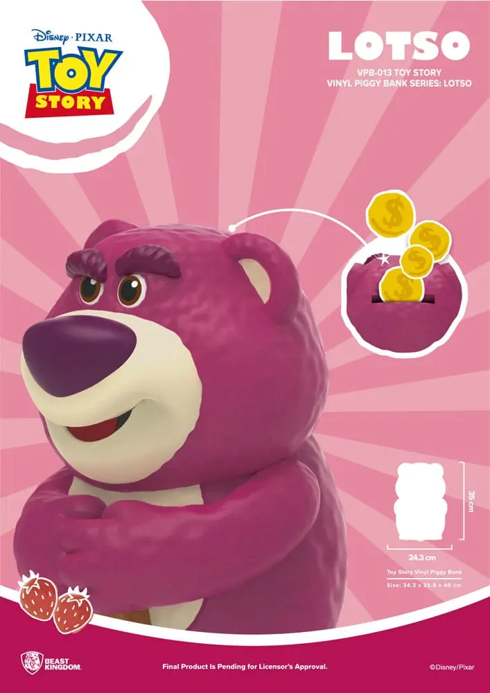 Toy Story Lotso Vinyl persely 35 cm termékfotó