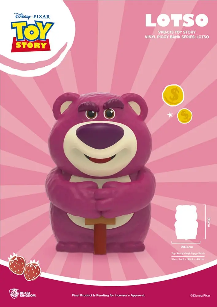 Toy Story Lotso Vinyl persely 35 cm termékfotó