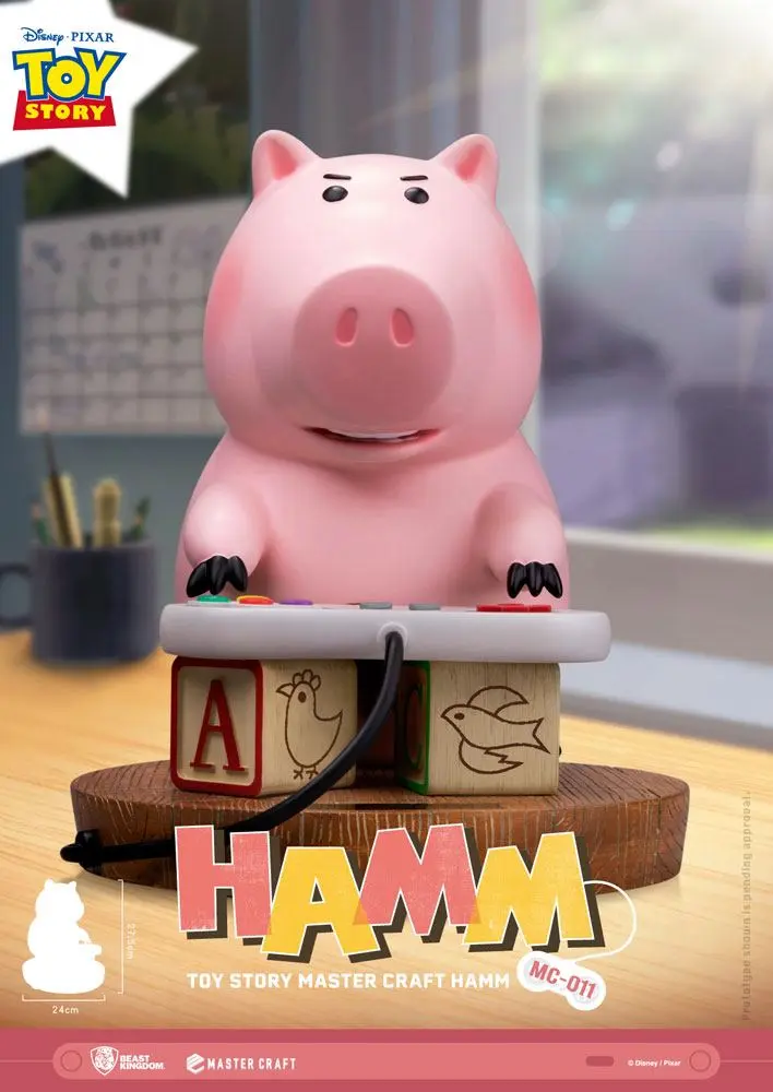Toy Story Master Craft Hamm szobor figura 28 cm termékfotó