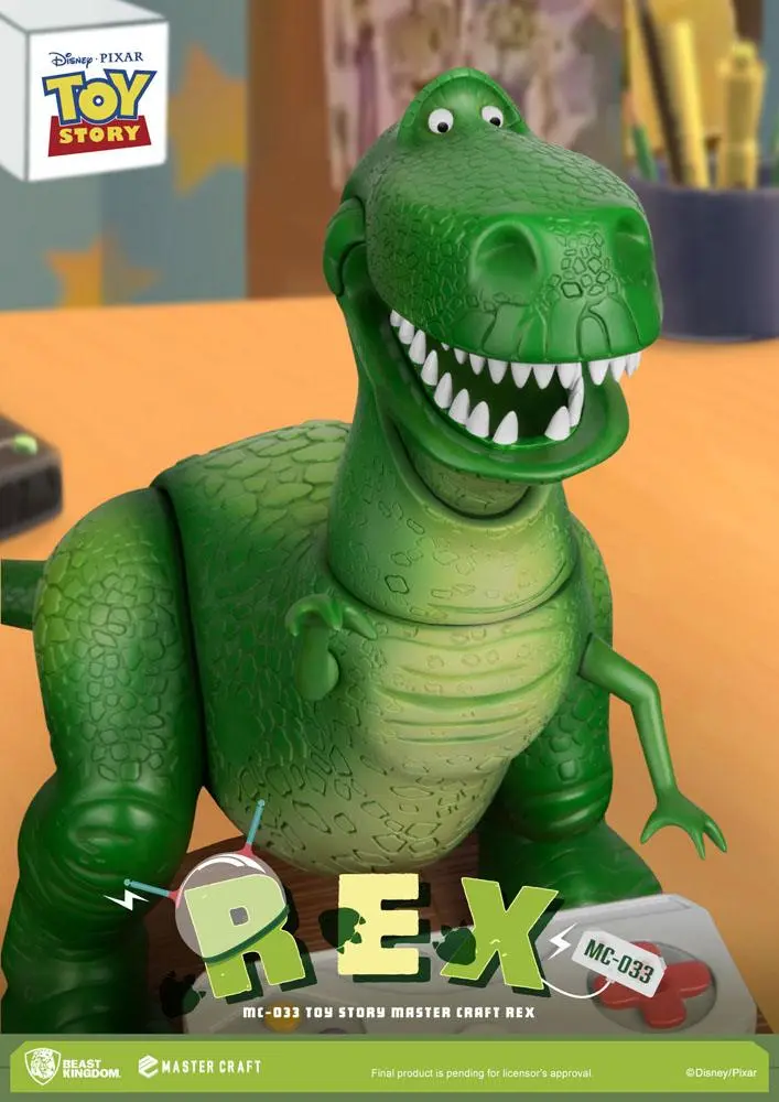 Toy Story Master Craft Rex szobor figura 33 cm termékfotó