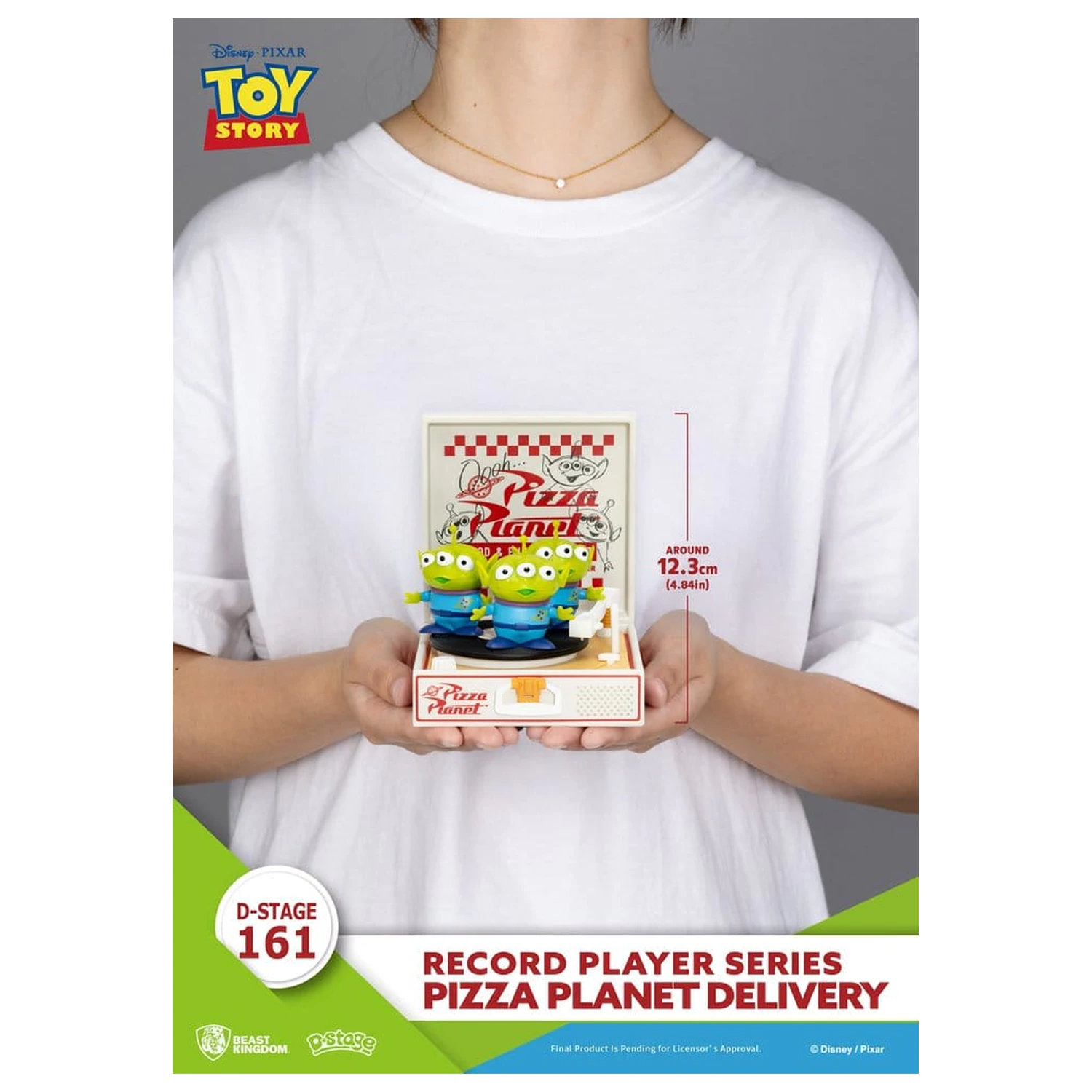 Toy Story Record Player Series Pizza Planet Delivery PVC figura 12 cm termékfotó