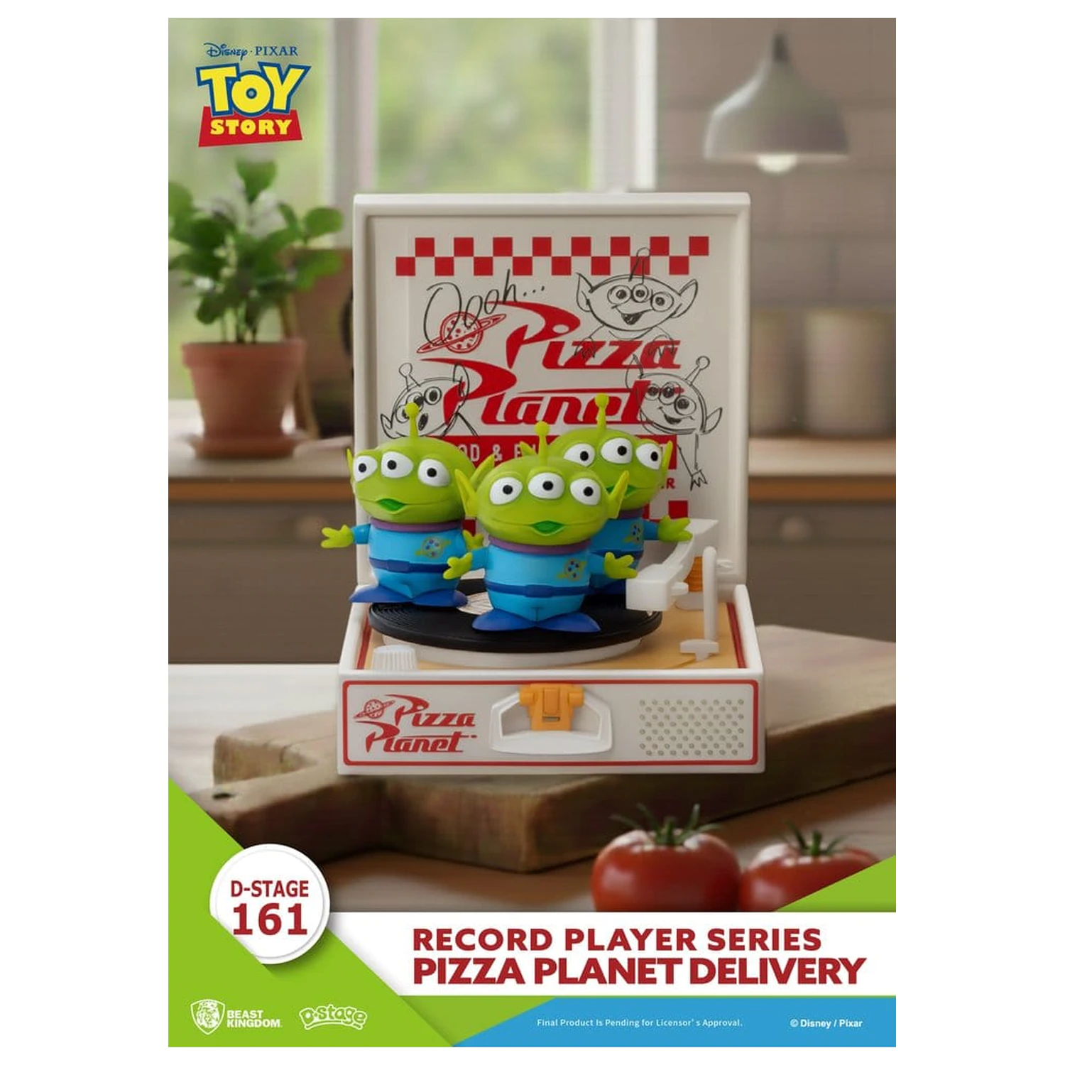Toy Story Record Player Series Pizza Planet Delivery PVC figura 12 cm termékfotó