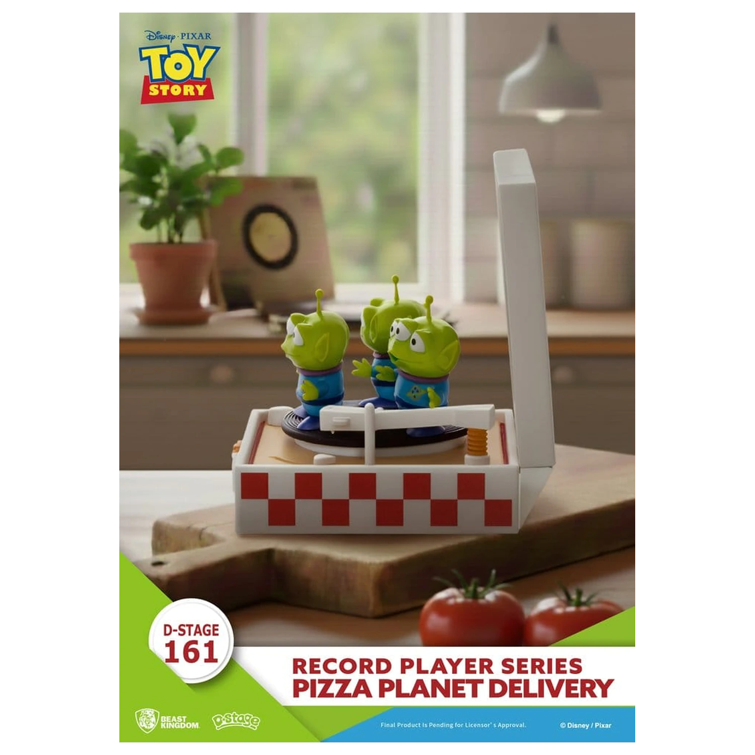 Toy Story Record Player Series Pizza Planet Delivery PVC figura 12 cm termékfotó
