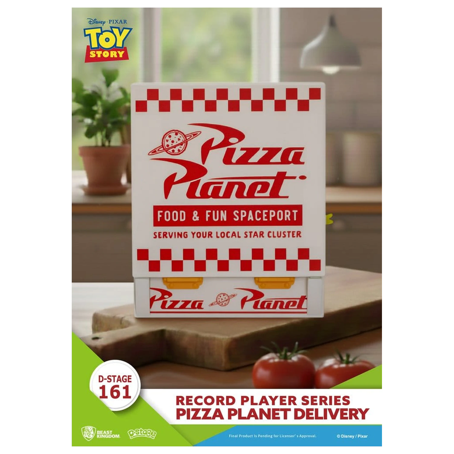 Toy Story Record Player Series Pizza Planet Delivery PVC figura 12 cm termékfotó