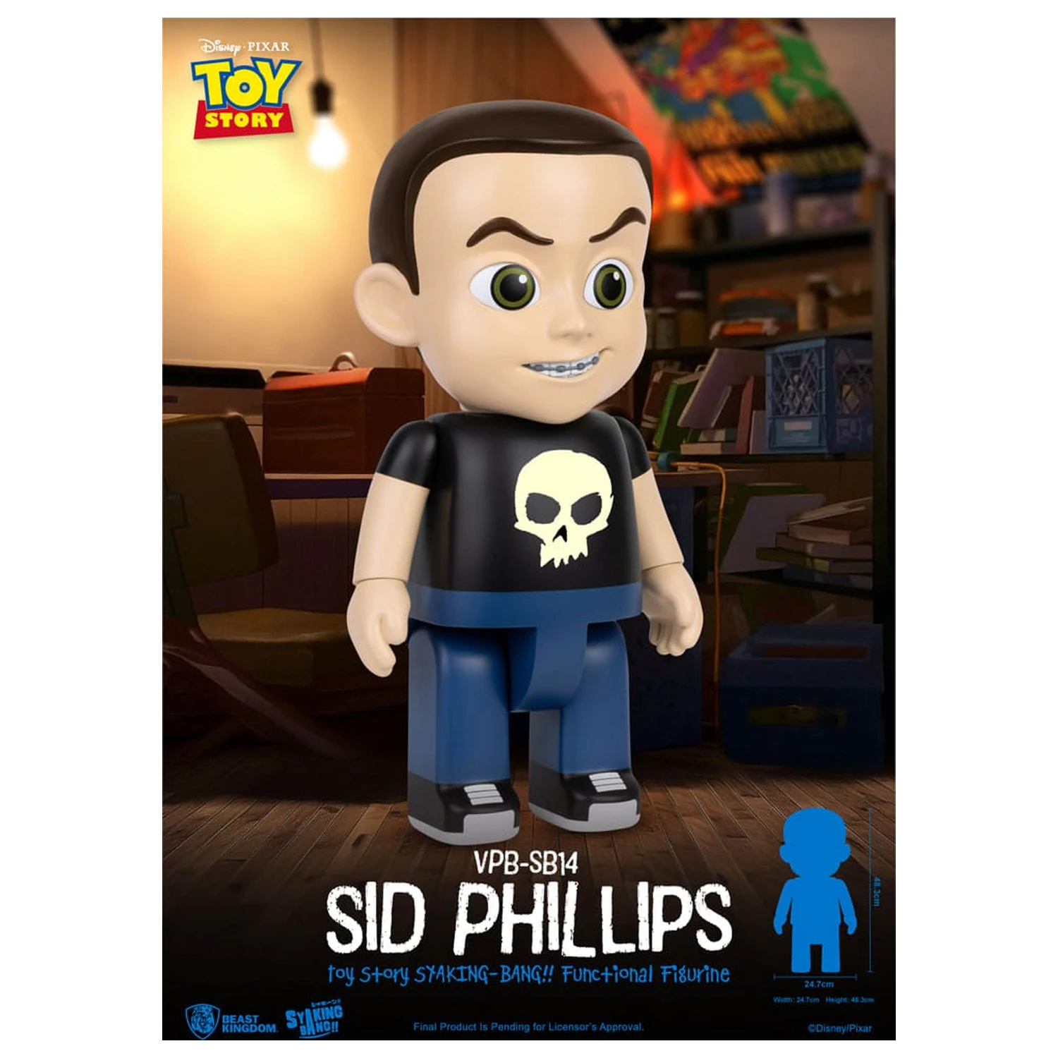 Toy Story Sid Phillips Vinyl persely 48 cm termékfotó