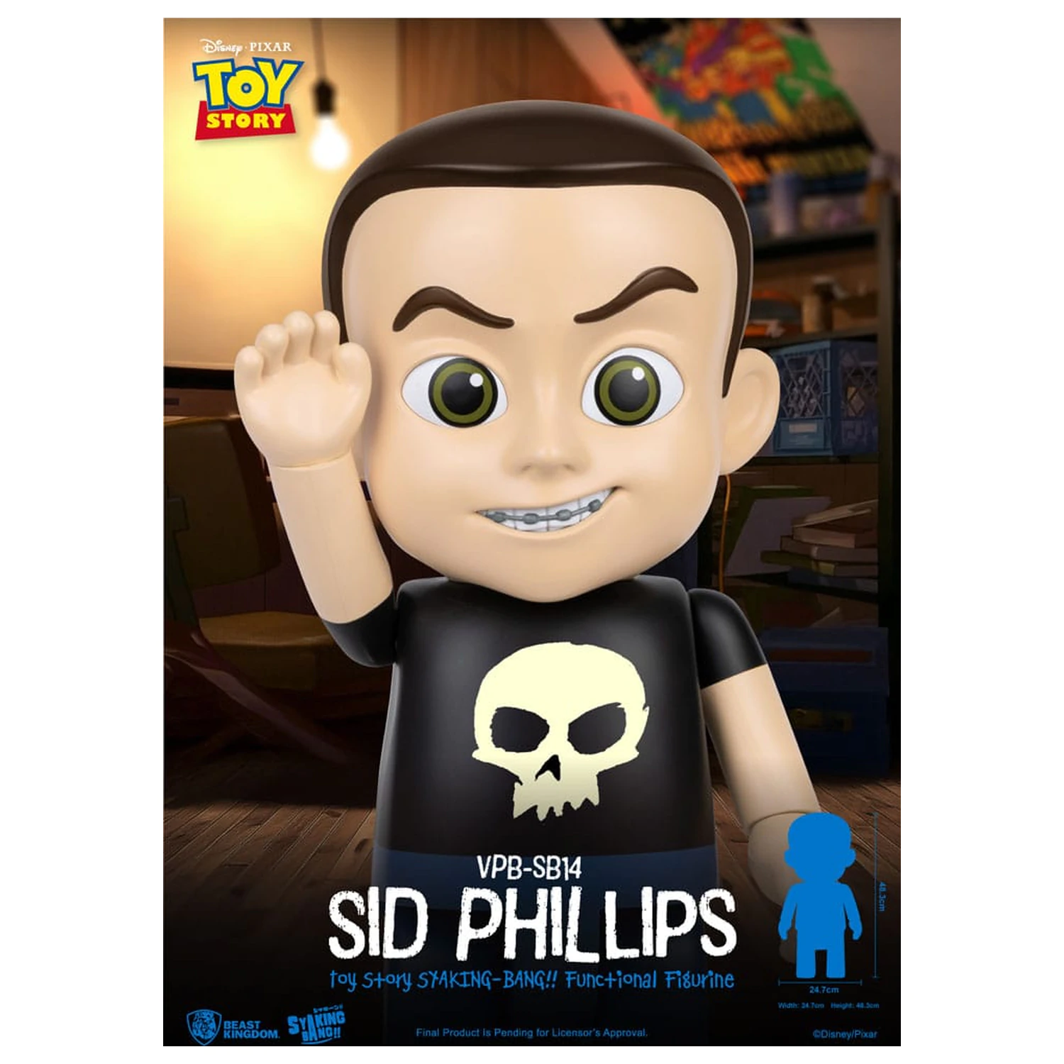 Toy Story Sid Phillips Vinyl persely 48 cm termékfotó