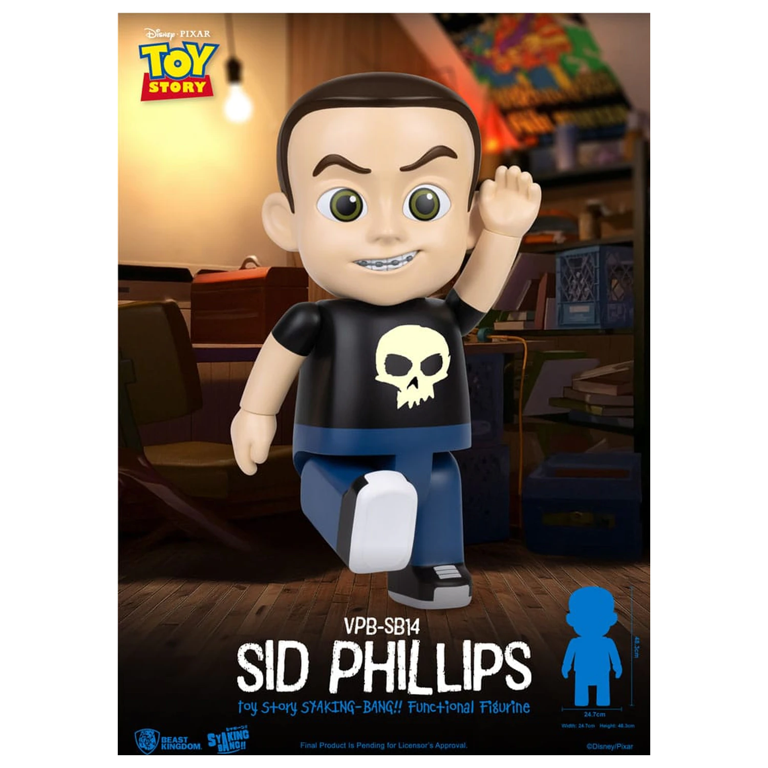 Toy Story Sid Phillips Vinyl persely 48 cm termékfotó